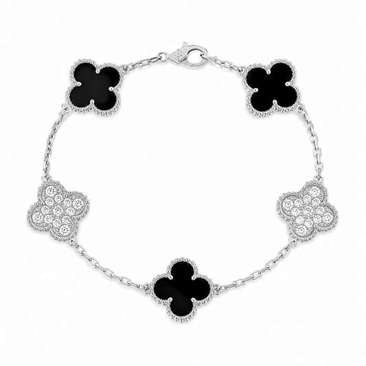 Bracelet - Black and Silver