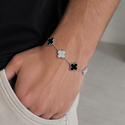 Bracelet - Black and Silver