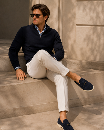 Classic Loafers - Navy