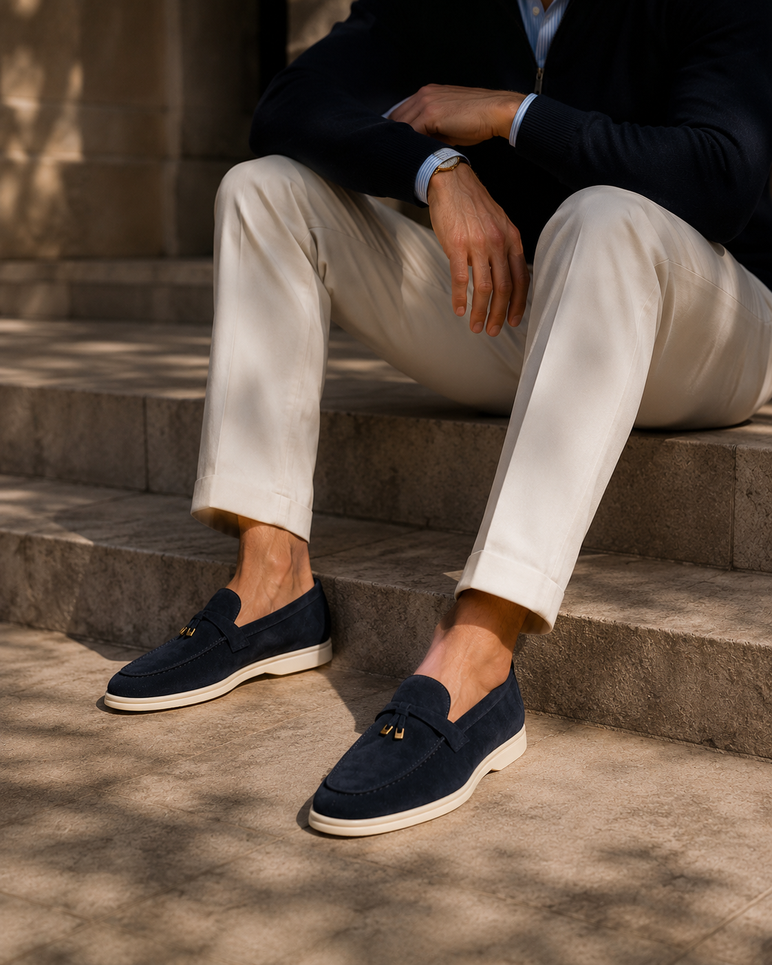Classic Loafers - Navy